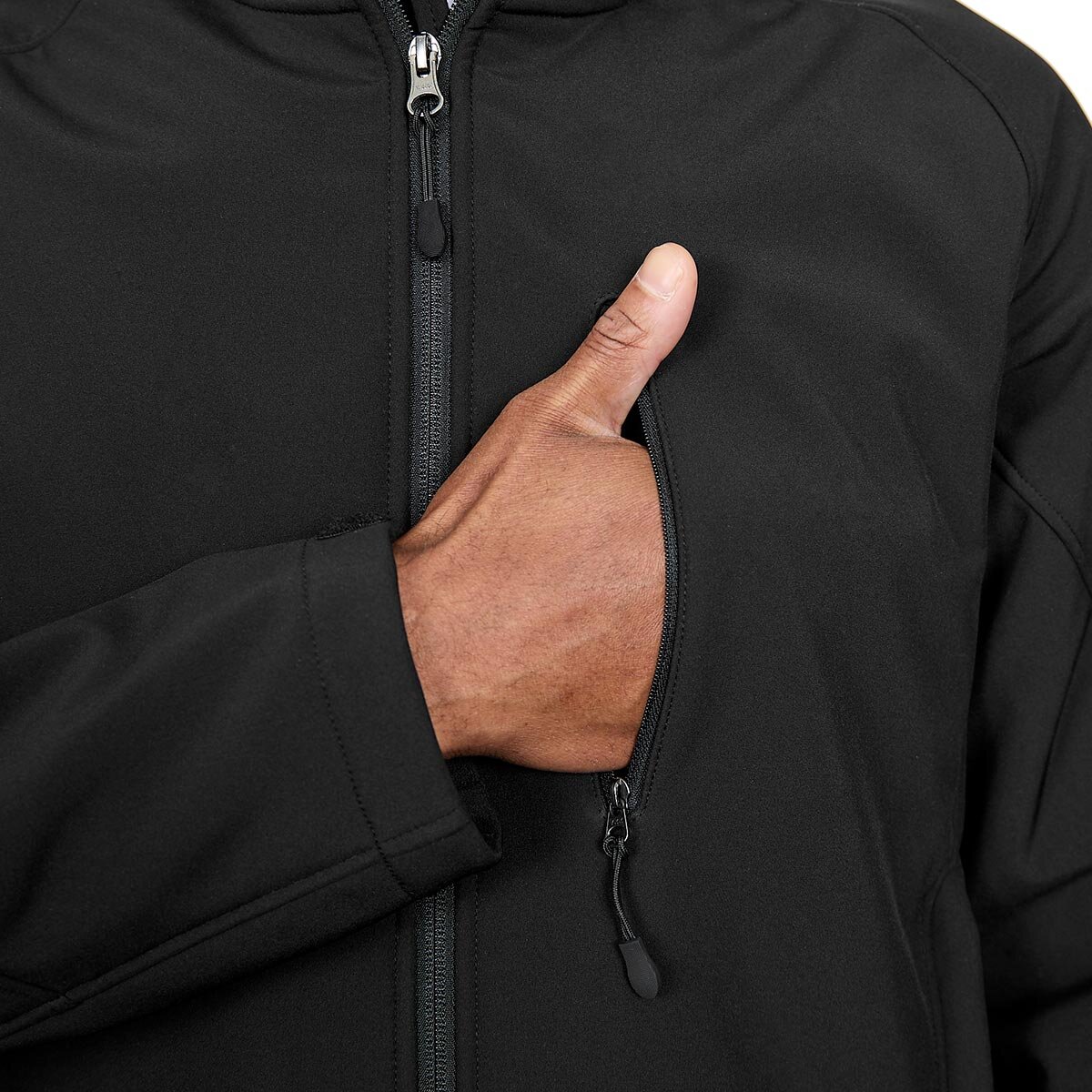 Kirkland Signature Men's Softshell Jacket in Black