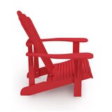 Leisure Line Adirondack Faux Wood Garden Chair in Red Leisure Line Adirondack Faux Wood Garden Chair in Red