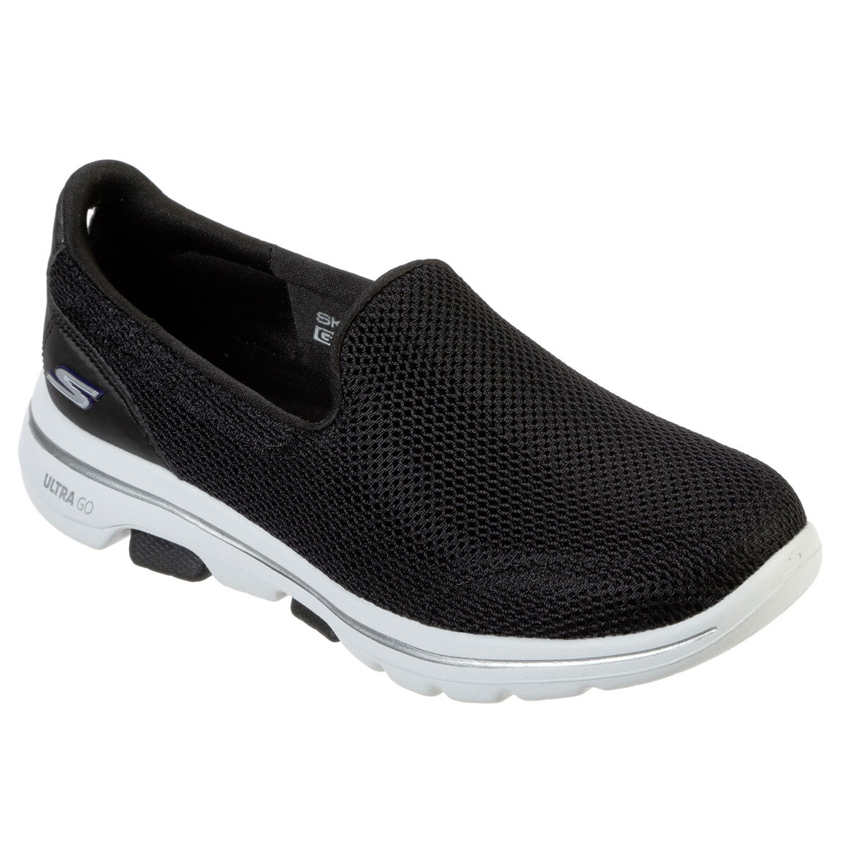 Skechers GOwalk 5 Honor Shoes in Black White | Co...