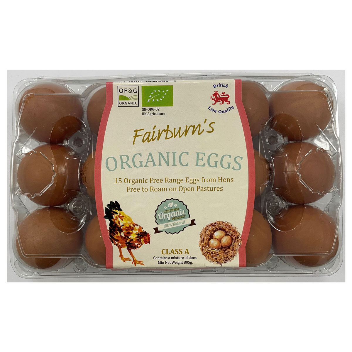 Fairburns Organic Eggs 15 Pack Costco Uk Costco Uk 7351