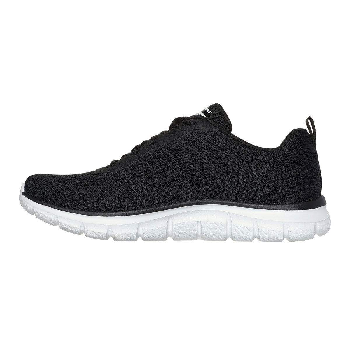 Skechers Ladies Track Staple Trainer in Black