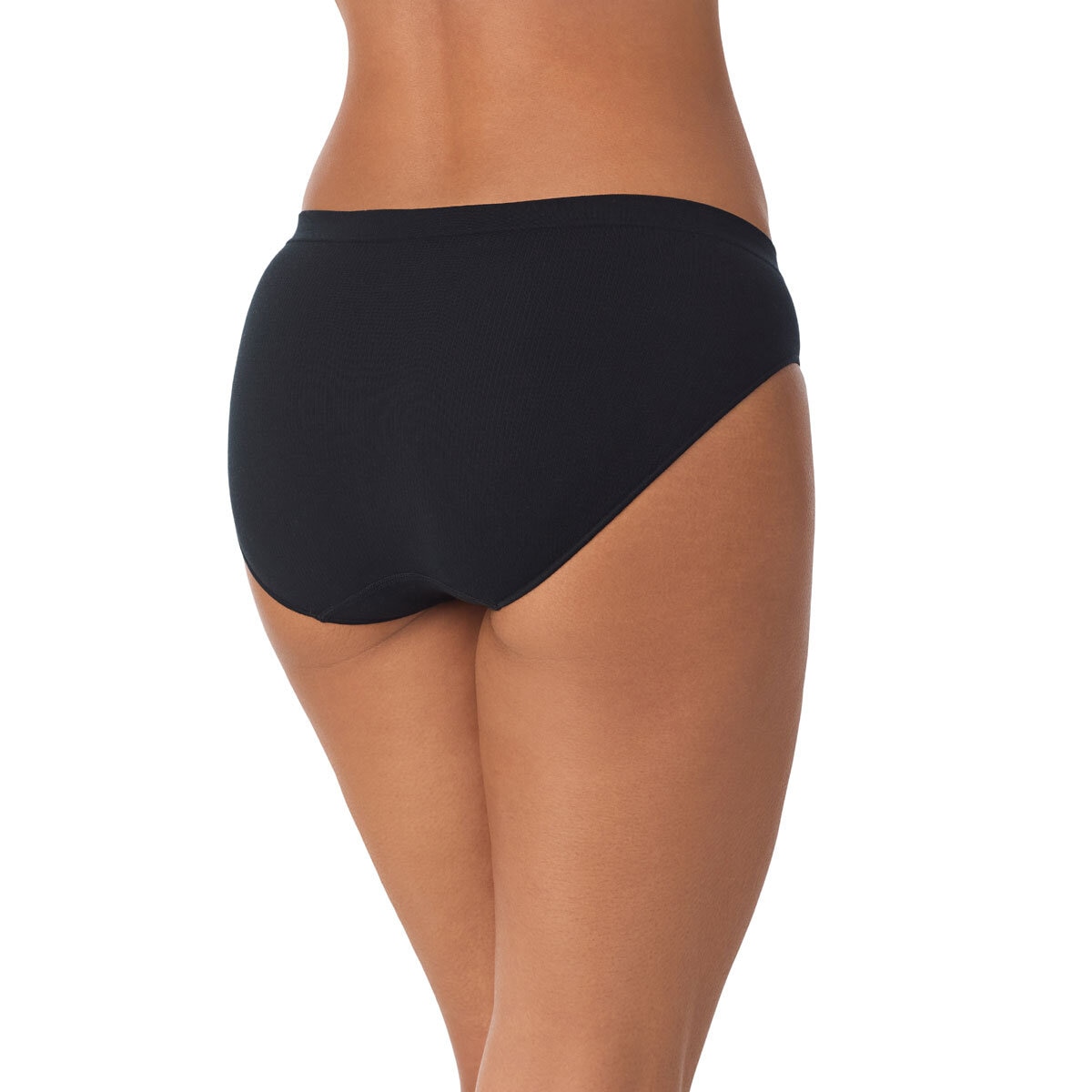 DKNY Seamless Rib Brief 4 Pack in Black