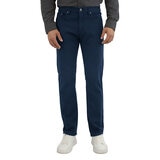 Jachs Loopback Twill Pant in Navy