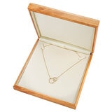 14ct Yellow Gold Interlocking Hoop Necklace