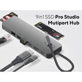 Lifestyle of LINQ 9in1 SSD PRO USB-C Multiport Hub