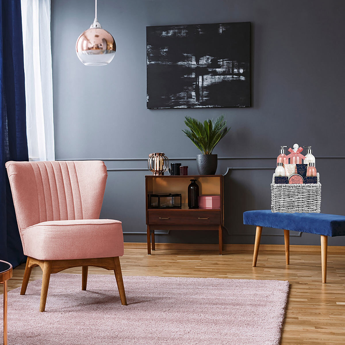 Basket in a Living Room