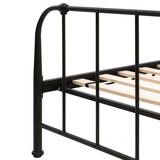 Gallery Loughton Black Metal Bed Frame, Double