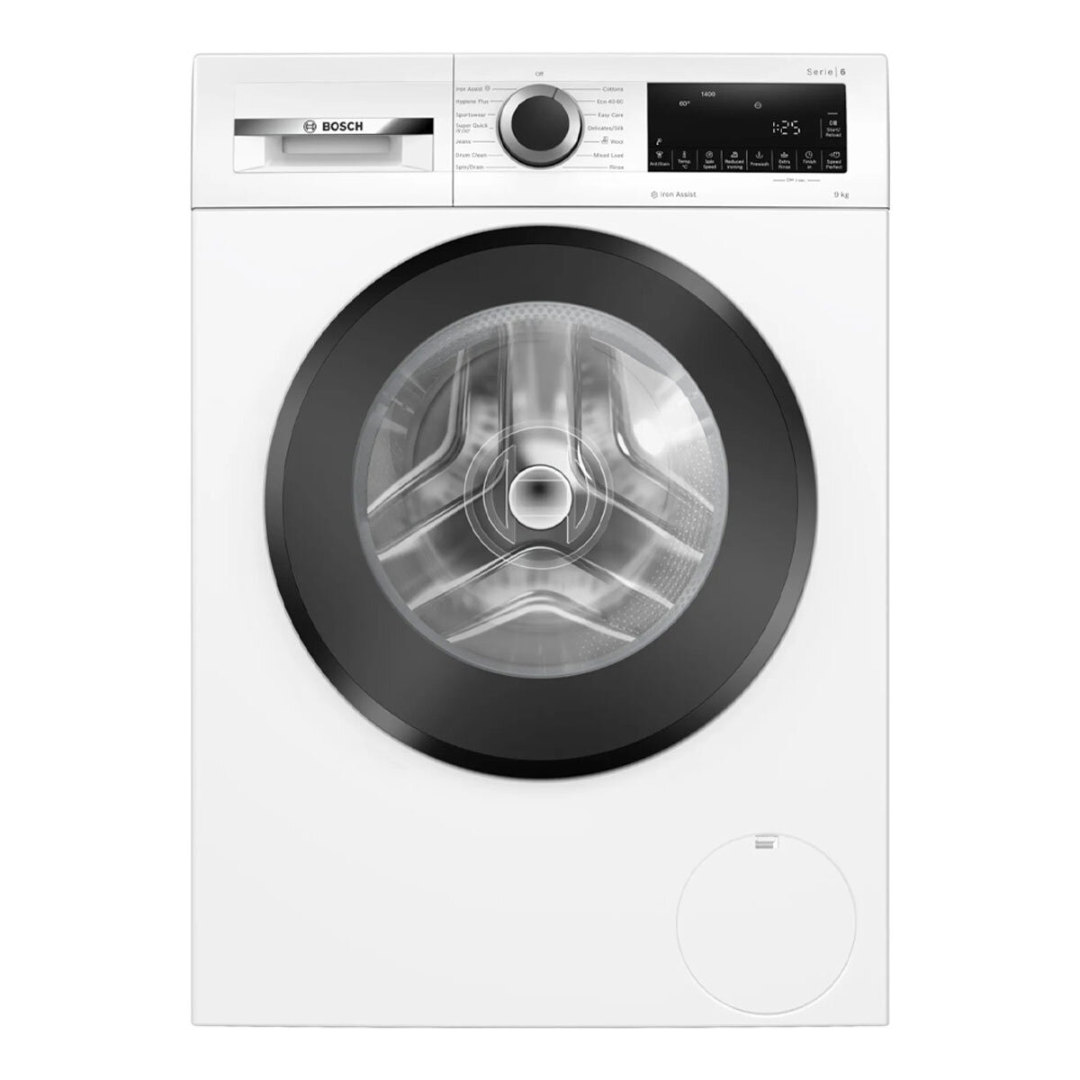 Bosch WGG24400GB Series 6, 9kg, 1400rpm Washing Machine, A Rated in White