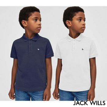 Jack Wills Youth Polo, 2 Pack