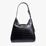 Ted Baker Chelse Padlock Leather Shoulder Bag in Black