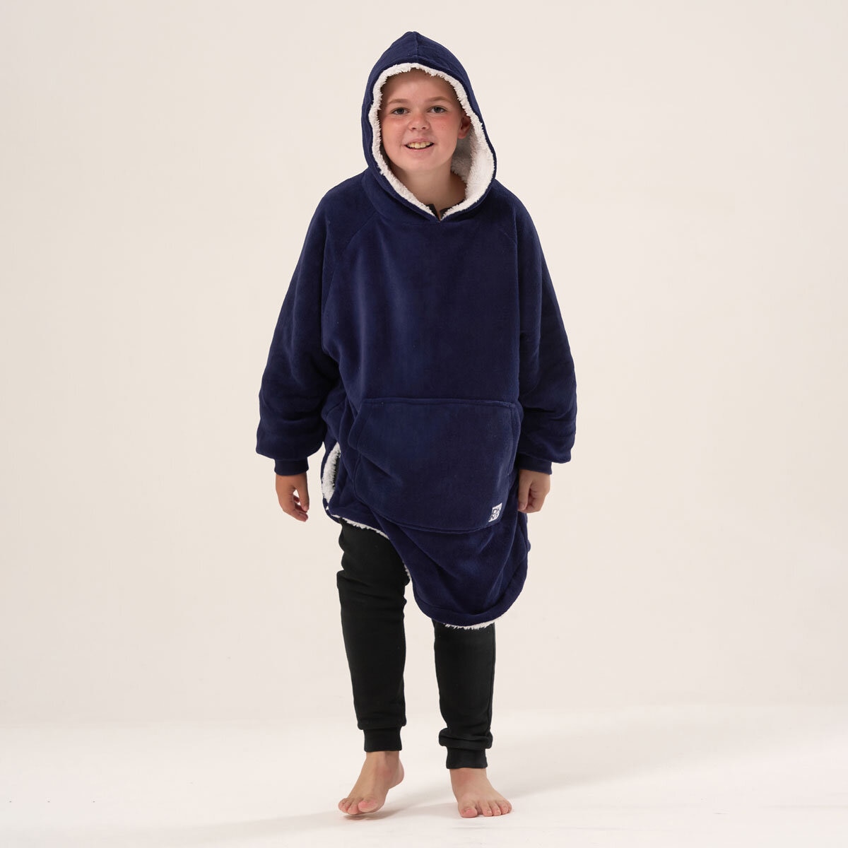 DKNY Kids Oversized Hoodie in Navy