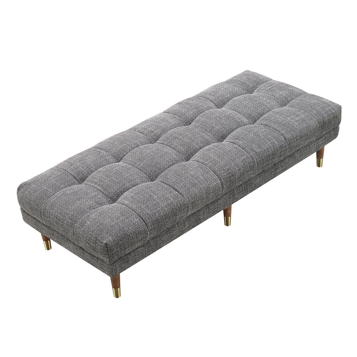 Isla Fabric Ottoman Grey