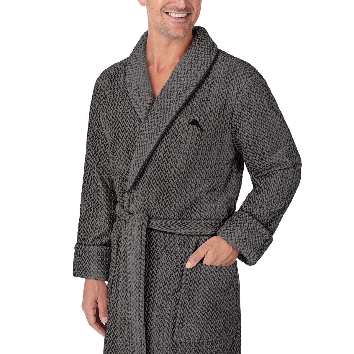 Tommy Bahama Robe in Black Small Medium Costco UK