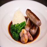 Venison Sausages and Mash