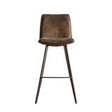 Gallery Henley Brown Faux Leather Bar Stool, 2 Pack