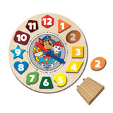 Paw patrol wooden puzzle on white background