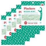 Plackers Micro Mint Flossers, 5 x 150 Pack