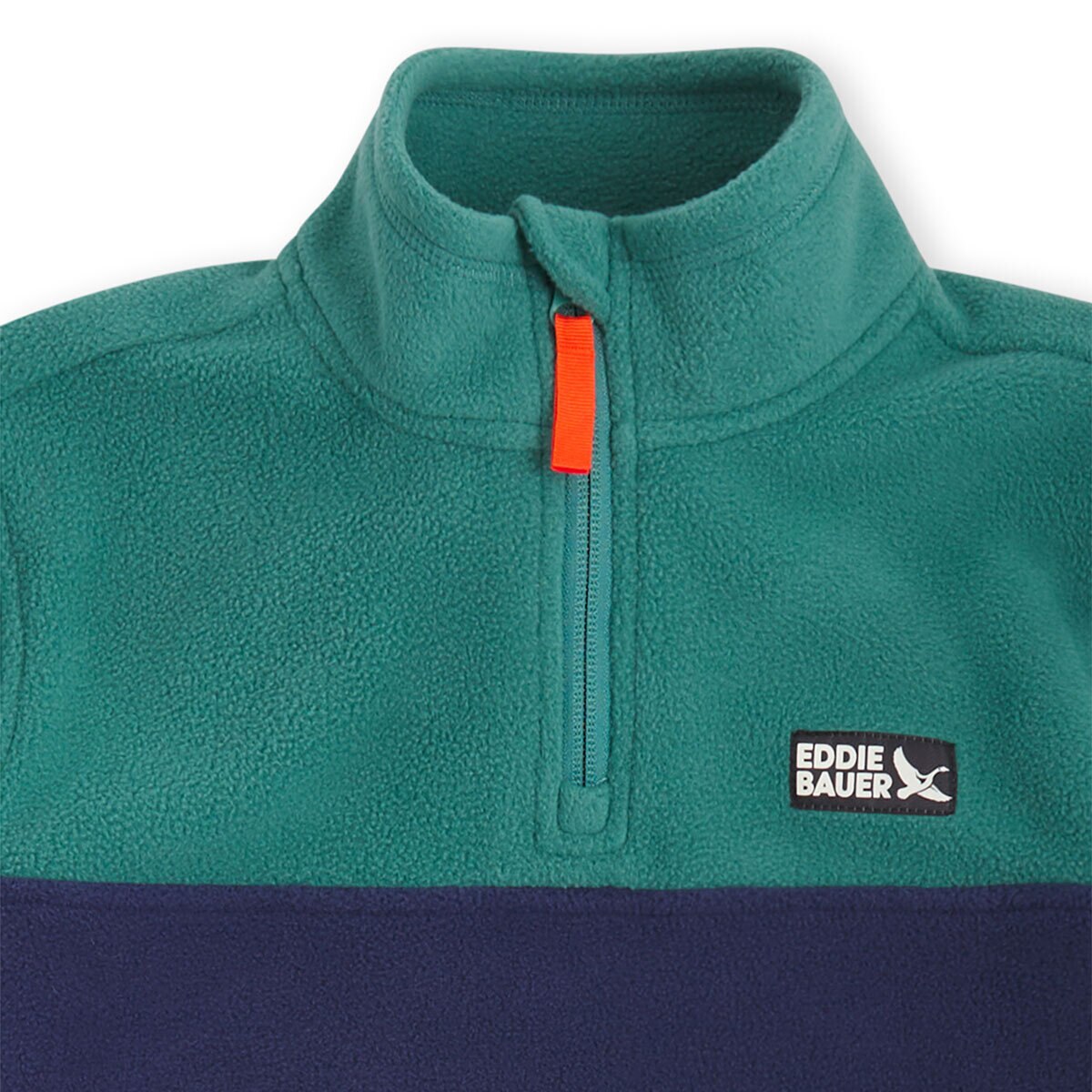 Eddie Bauer Youth Quest Pullover Fleece in Green Eddie Bauer Youth Quest Pullover Fleece in Green