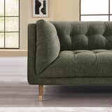 Isla Green Fabric Large 3 Seater Sofa