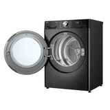 Open Drum LG FDV1110B WiFi-enabled 10kg Heat Pump Dryer, A+++ Rated in Black