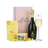 Image of Prosecco Bottle with sweet treats