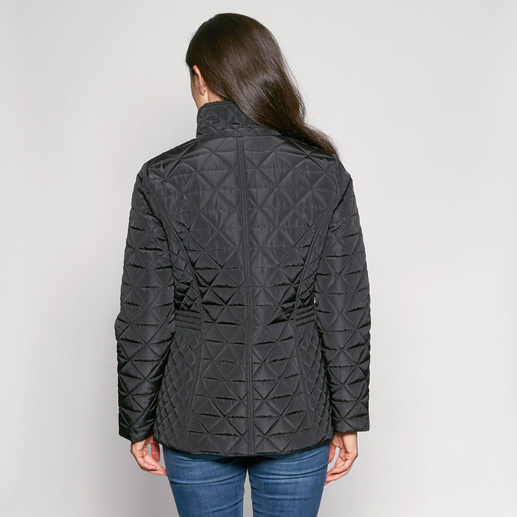 David Barry Women's Diamond Stitched Jacket Available in 4 Colours and ...