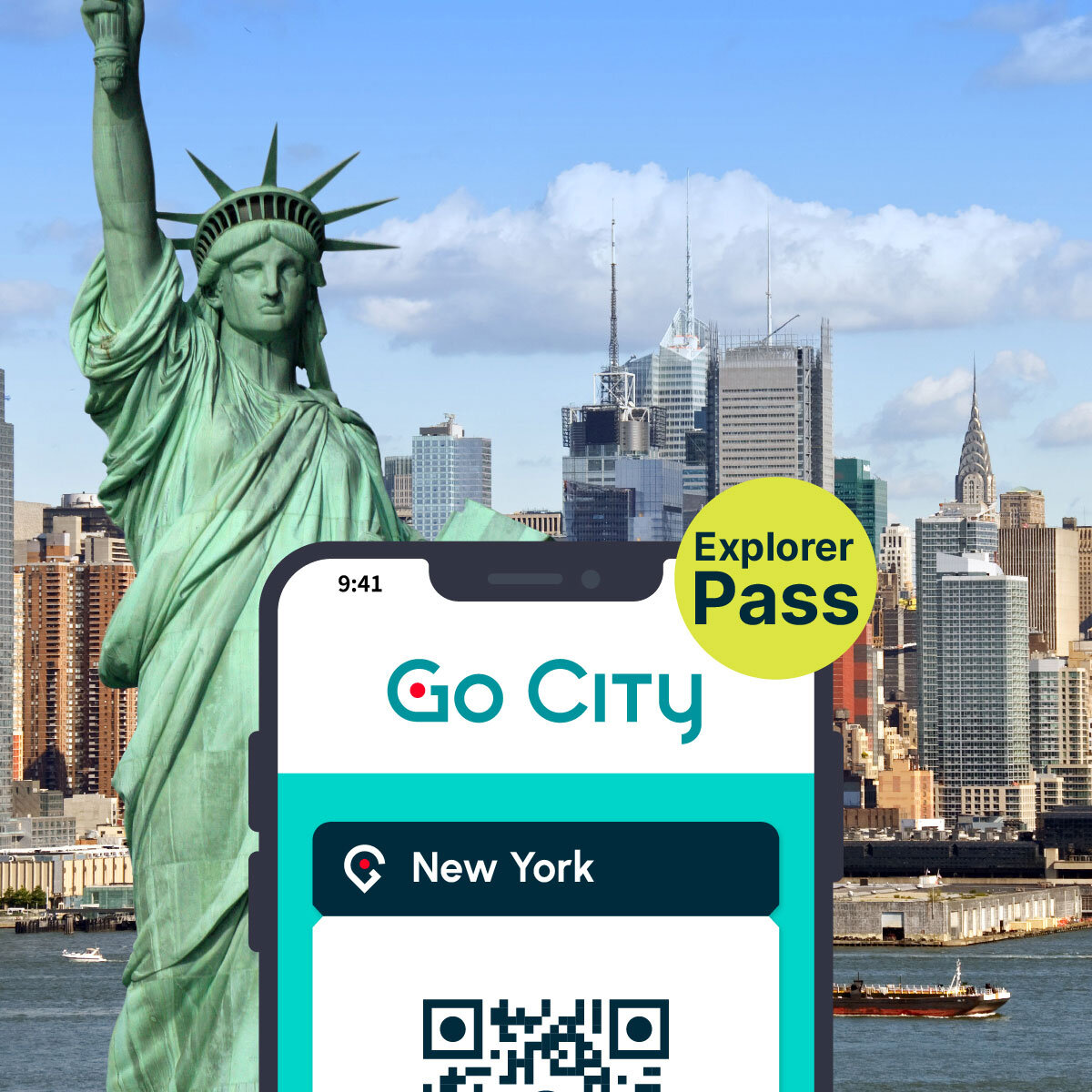 Go City New York 5-choice Explorer Pass, Adult