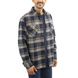 Jachs Mens Flannel Shirt & Thermal 2 Pack in Navy