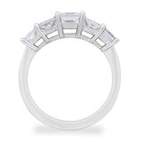 2.00ctw Princess Cut Diamond 5 Stone Ring, 18ct White Gold