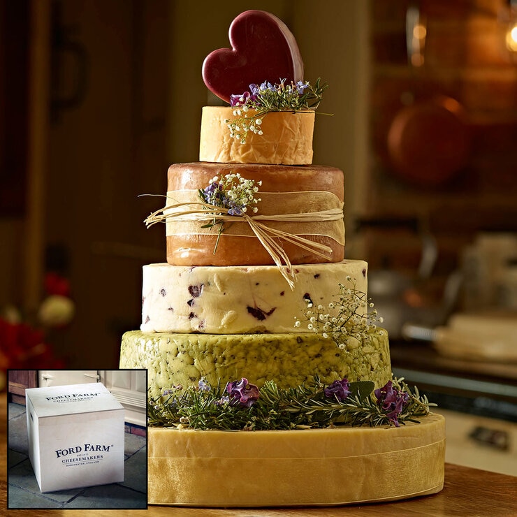 The Dorchester 6-Tier Cheese Celebration Cake, 15kg (Serves 500 Portions) The Dorchester 6-Tier Cheese Celebration Cake, 15kg (Serves 500 Portions)