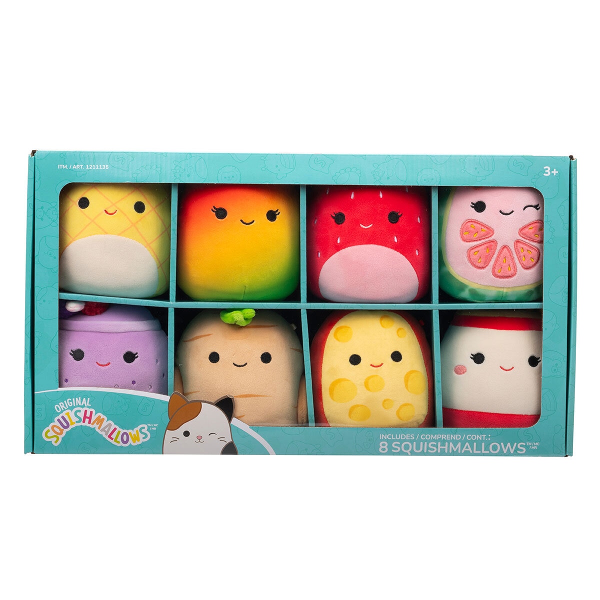 Original Squishmallows 5-Inch 8-Pack Assortment - Food Friends Original Squishmallows 5-Inch 8-Pack Assortment - Food Friends