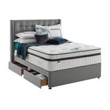 Silentnight Geltex Ultraflex 3000 Mirapocket Mattress & Divan in Slate Grey, Single in 2 Firmness Ratings