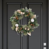 Buy 24" Unlit Wreath Combined Overview Image at costco.co.uk