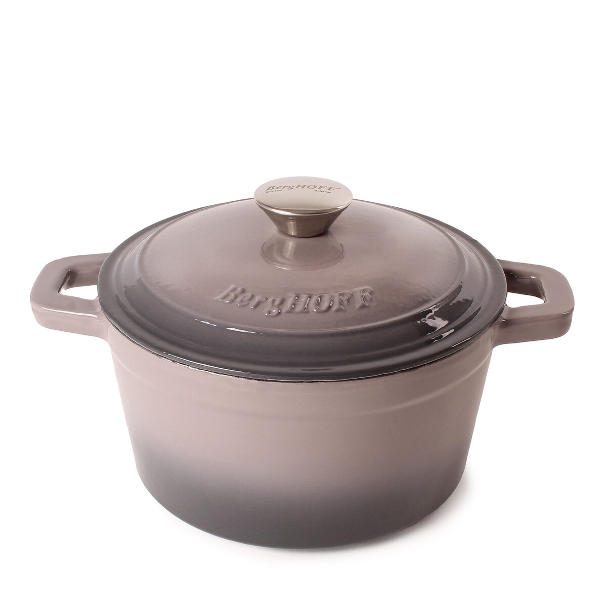 BergHOFF Neo Cast Iron Round Stockpot, 20cm/2.8L in 3 Colours