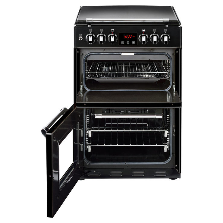 Stoves Richmond 600DF, Dual Fuel Range Cooker A rating in Black Costco UK