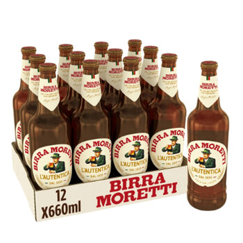 Birra Moretti Lager, 12 x 660ml