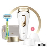 BRAUN IPL WHITE & GOLD PL5257 with accessories