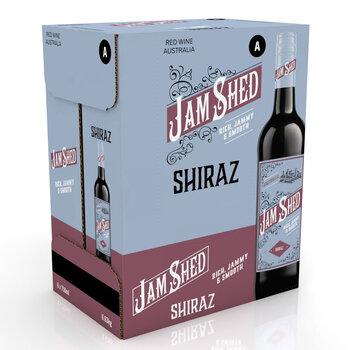 Jam Shed Shiraz, 6 x 75cl