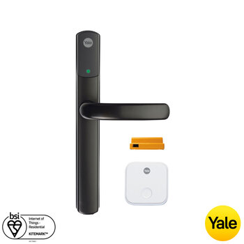 Yale Conexis L2 Smart Lock in Black With Access Module and  Connect WiFi Bridge