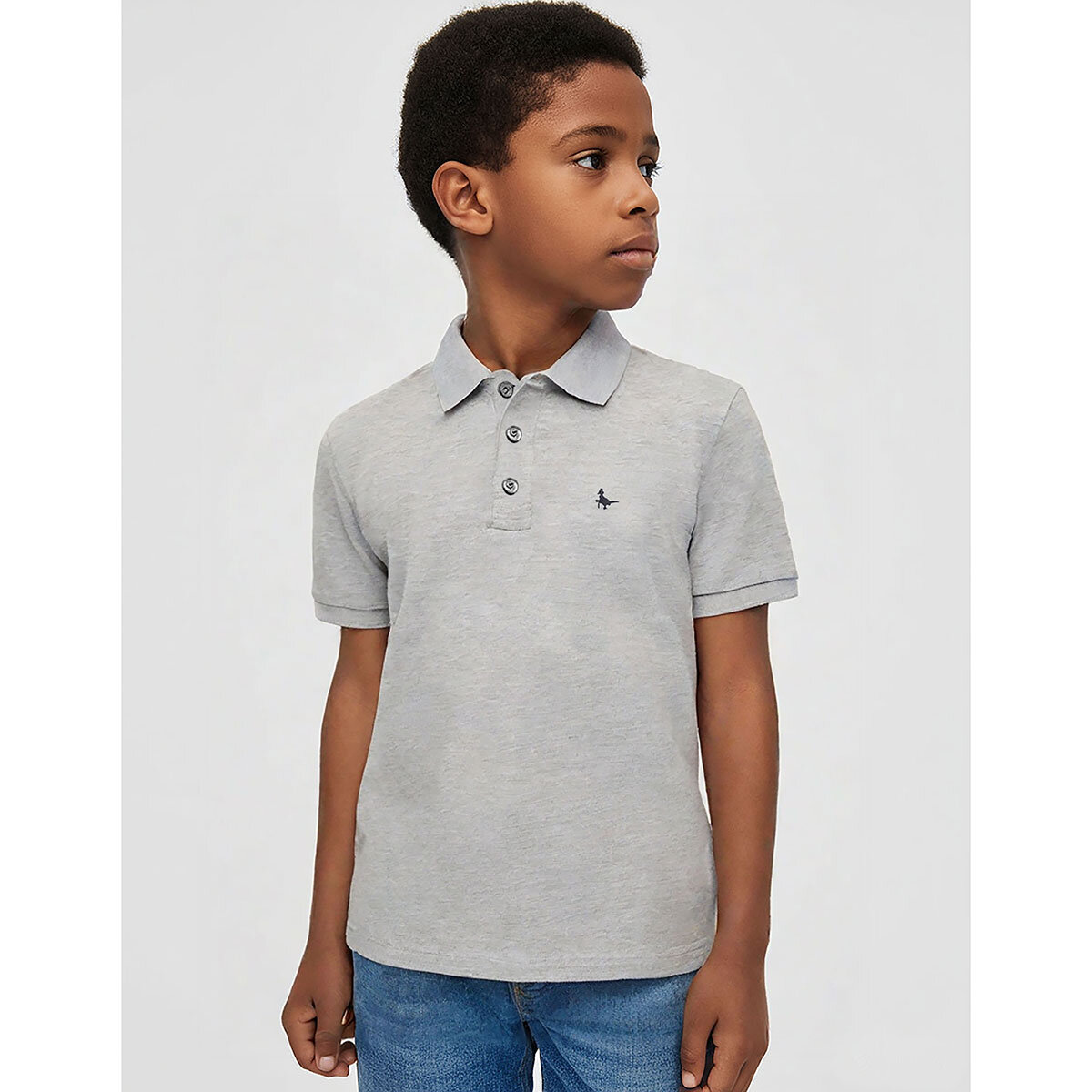 Jack Wills Youth Polo in Grey & Purple