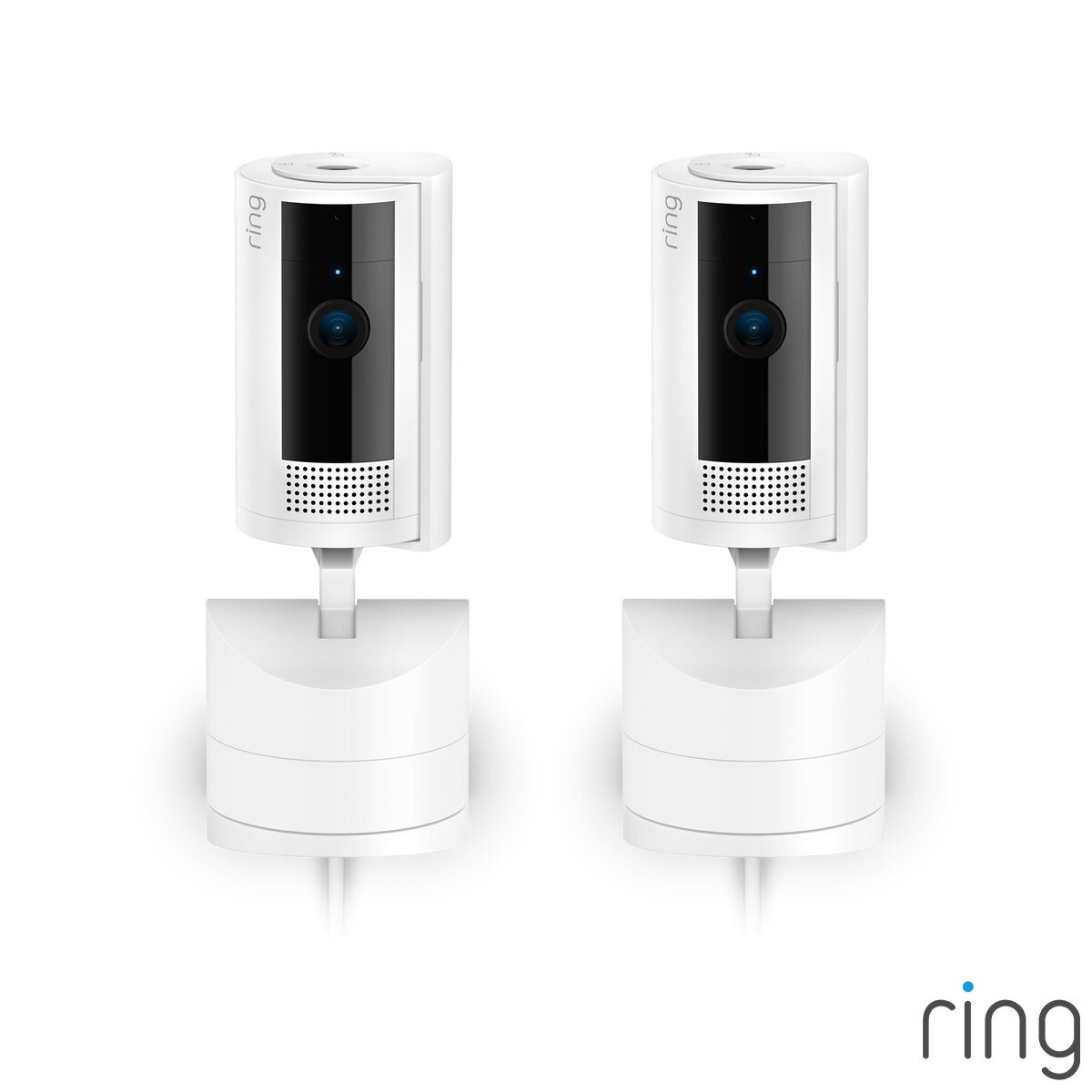 Ring Pan-Tilt Indoor Cam 2 Pack in White