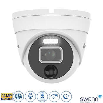 Swann Enforcer™ 12MP Heat & Motion Sensing Add-On Dome Camera, SWNHD-1200D-EU