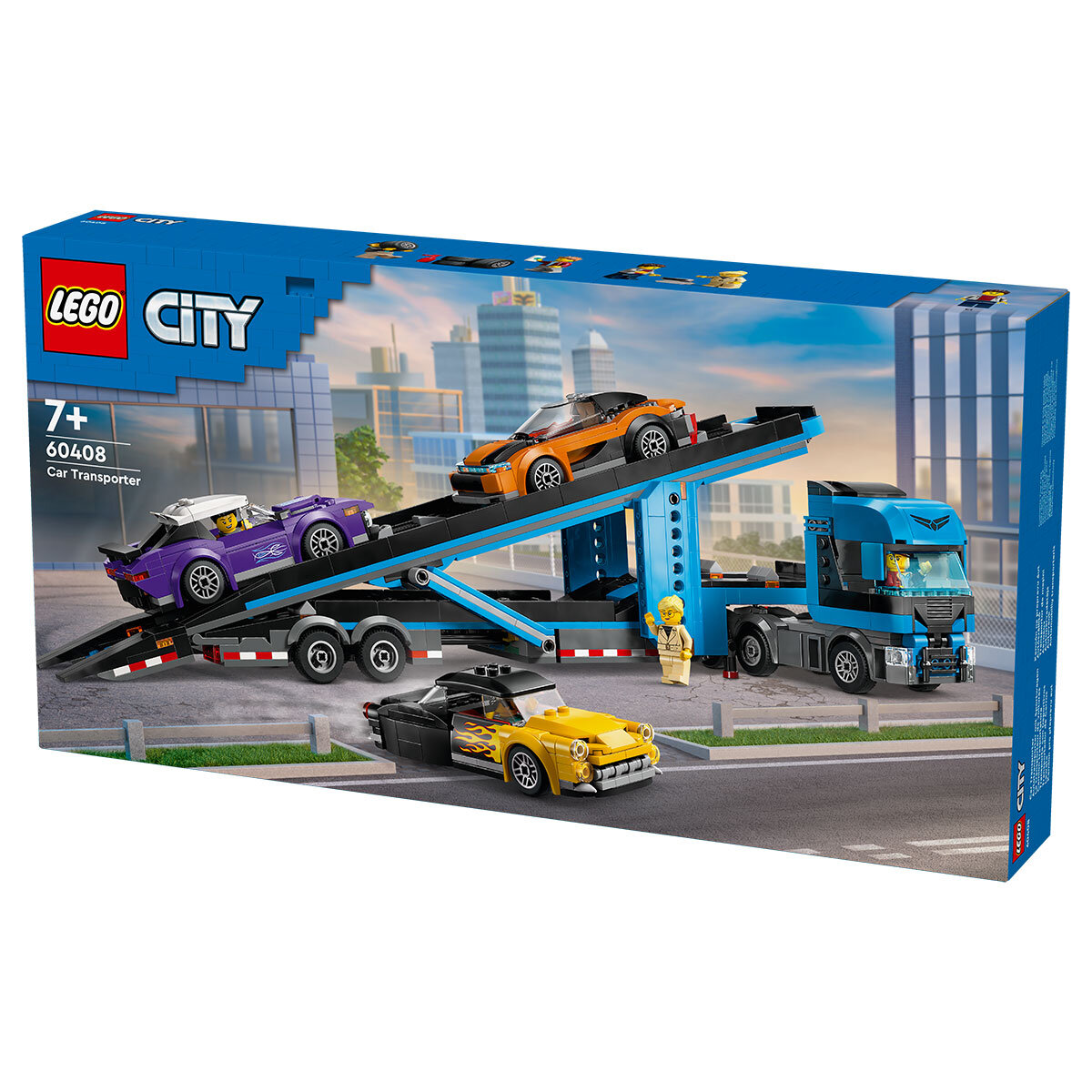 LEGO City Car Transporter Truck with Sports Car Model 6