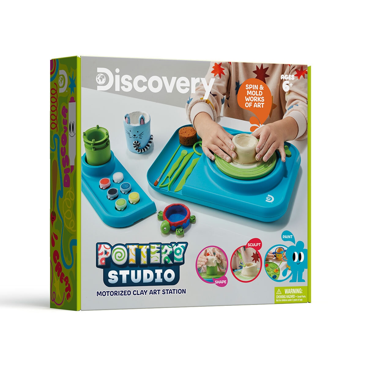 Discovery Pottery Studio, Motorised Clay Art Station (6+ Years)