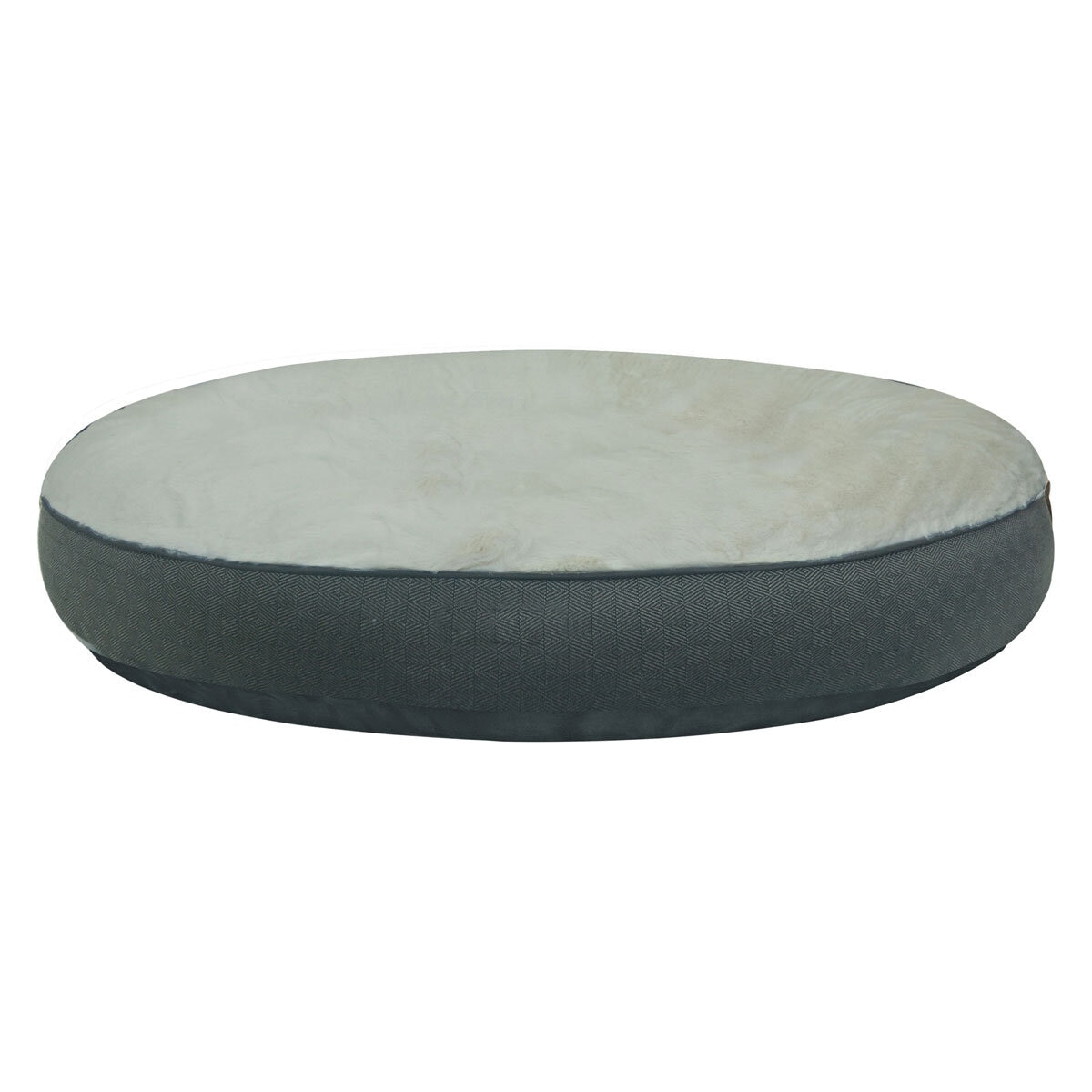 Kirkland Signature 42" (106.7 cm) Round Pet Bed in Grey Geometric