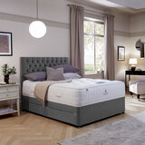 Pocket Spring Bed Company Mulberry Mattress & Grey Divan with 4 Drawers in 3 Sizes