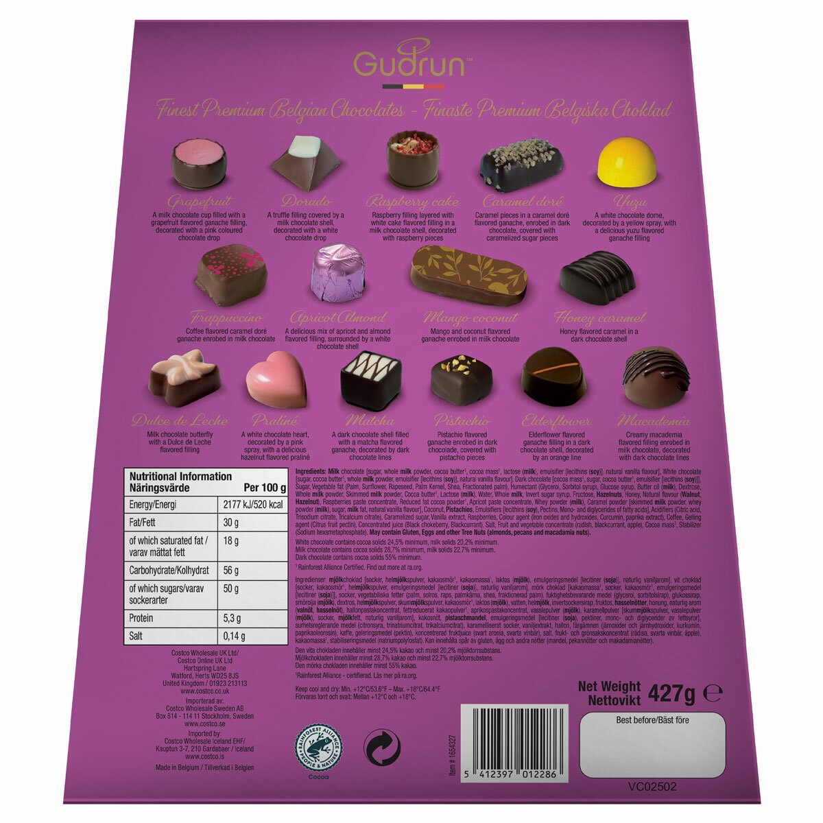 Ingredients information Ingredients information