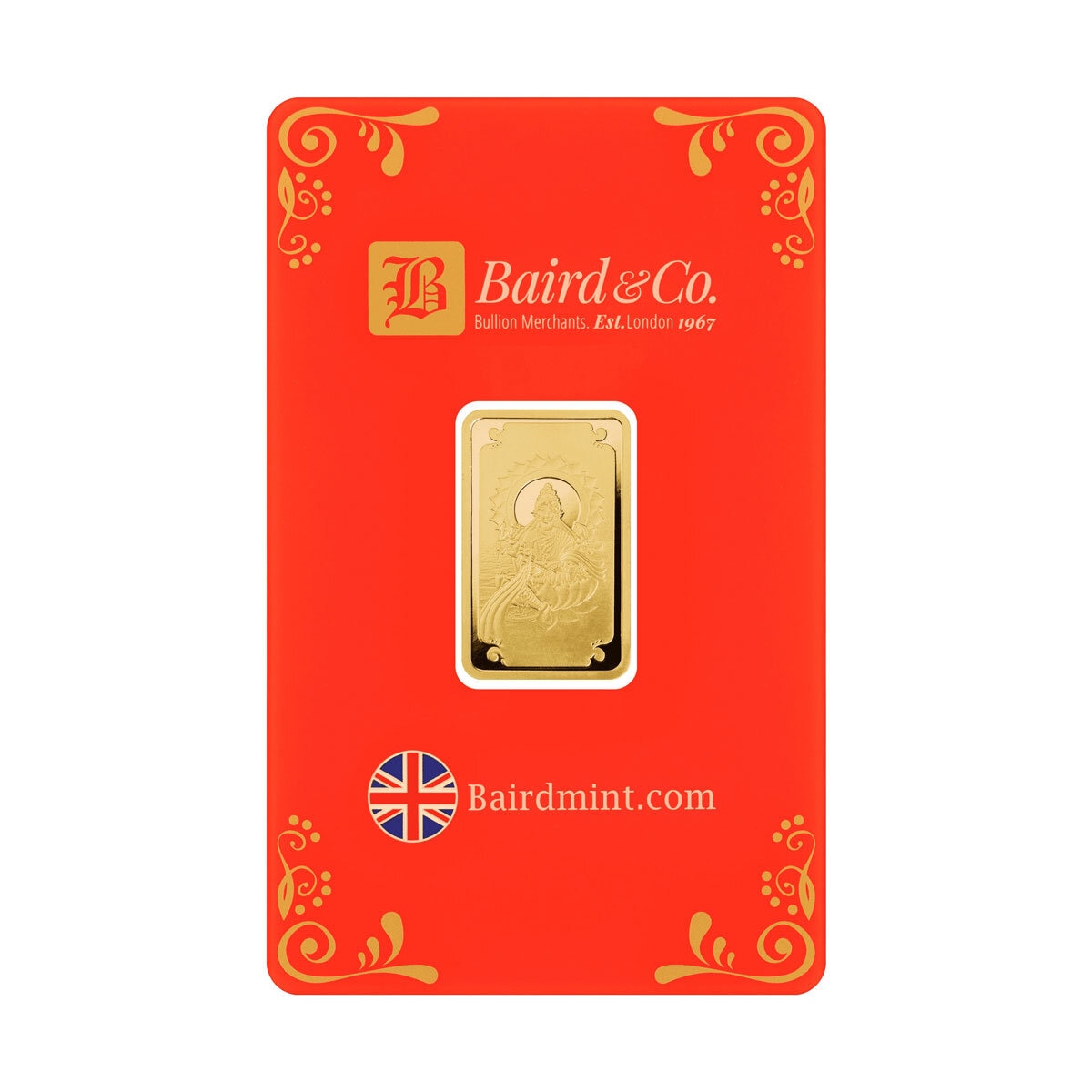 13 Gram Diwali Lakshmi Gold Minted Bar