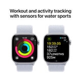 Buy Apple Watch Series 10 GPS, 41mm Silver Aluminium Case with Blue Cloud Sport Band, MWWD3QA/A at costco.co.uk