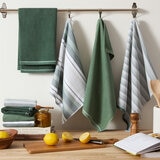 Culinary Classics Kitchen Towels 8 Pack, Green